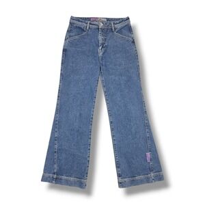 VTG JNCO Crush City Collectors Limited Edition Blue Denim Jeans Women's 30x33